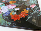 Close up of the side of the canvas and small details on Jenny Wagner Studio Original piece