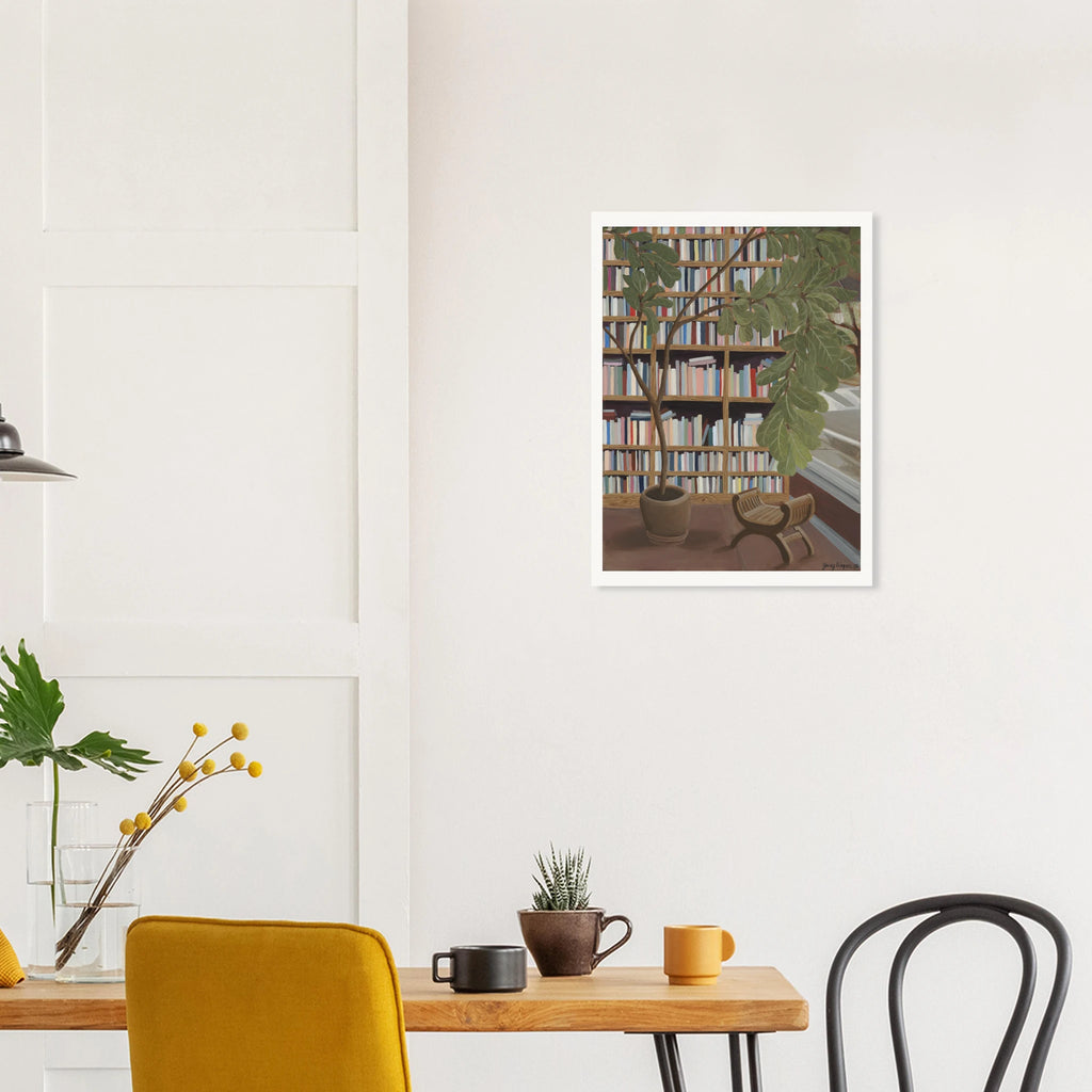 This fine art print, Rooted in Place, by Texas artist Jenny Wagner, gives any space warmth 