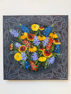Wild at Heart Original Oil painting by Houston artist Jenny Wagner
